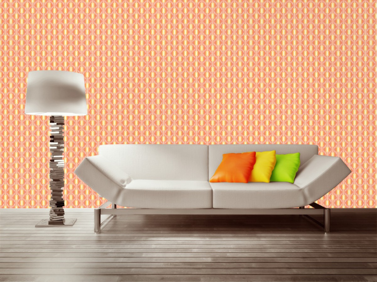 Seventies Retro fotobehang S731a