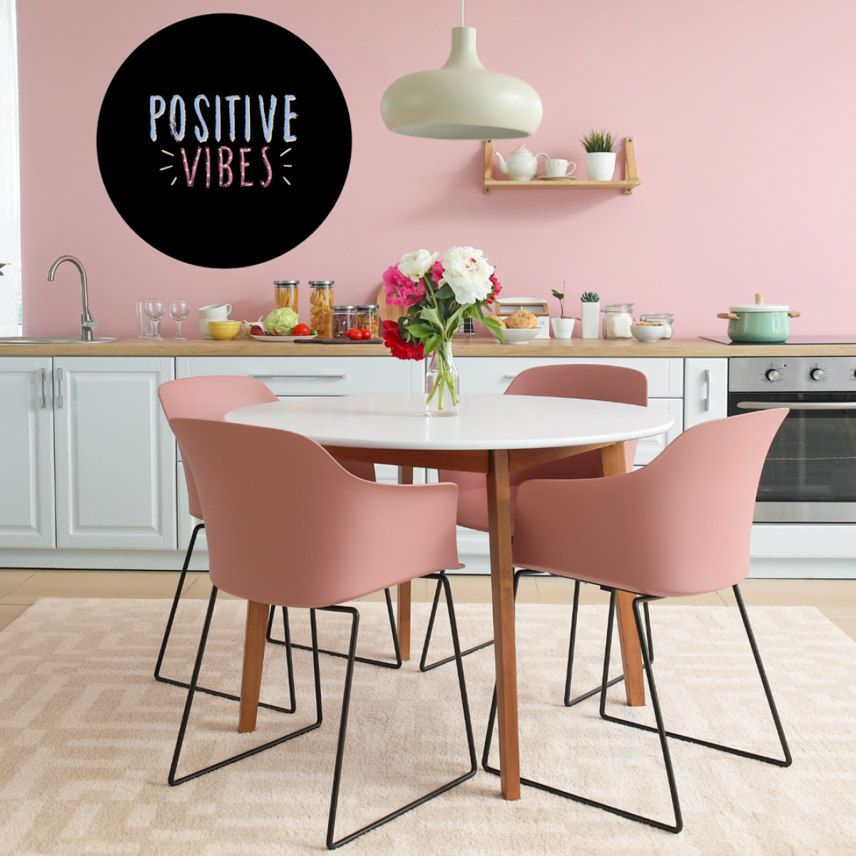 Magnetisch krijtbordsticker Circkel