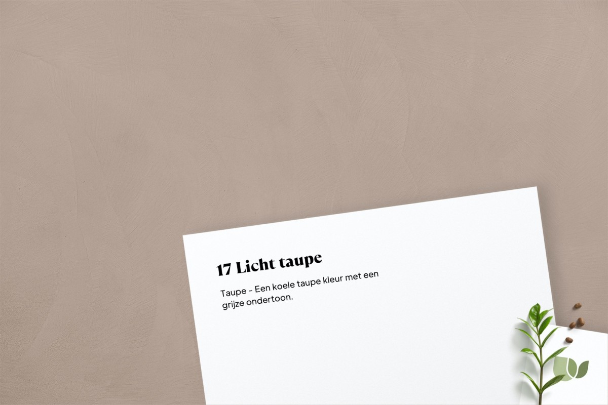 Beton Ciré 17 Licht Taupe