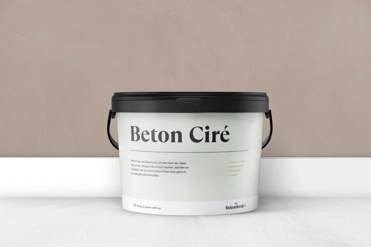 Beton Ciré 17 Licht Taupe