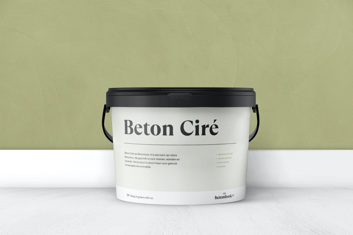 Beton Ciré 19 Middengroen