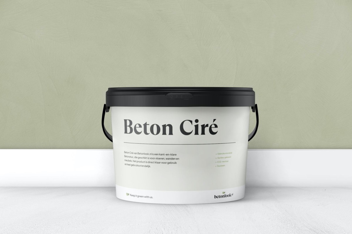 Beton Ciré 20 Donkergroen