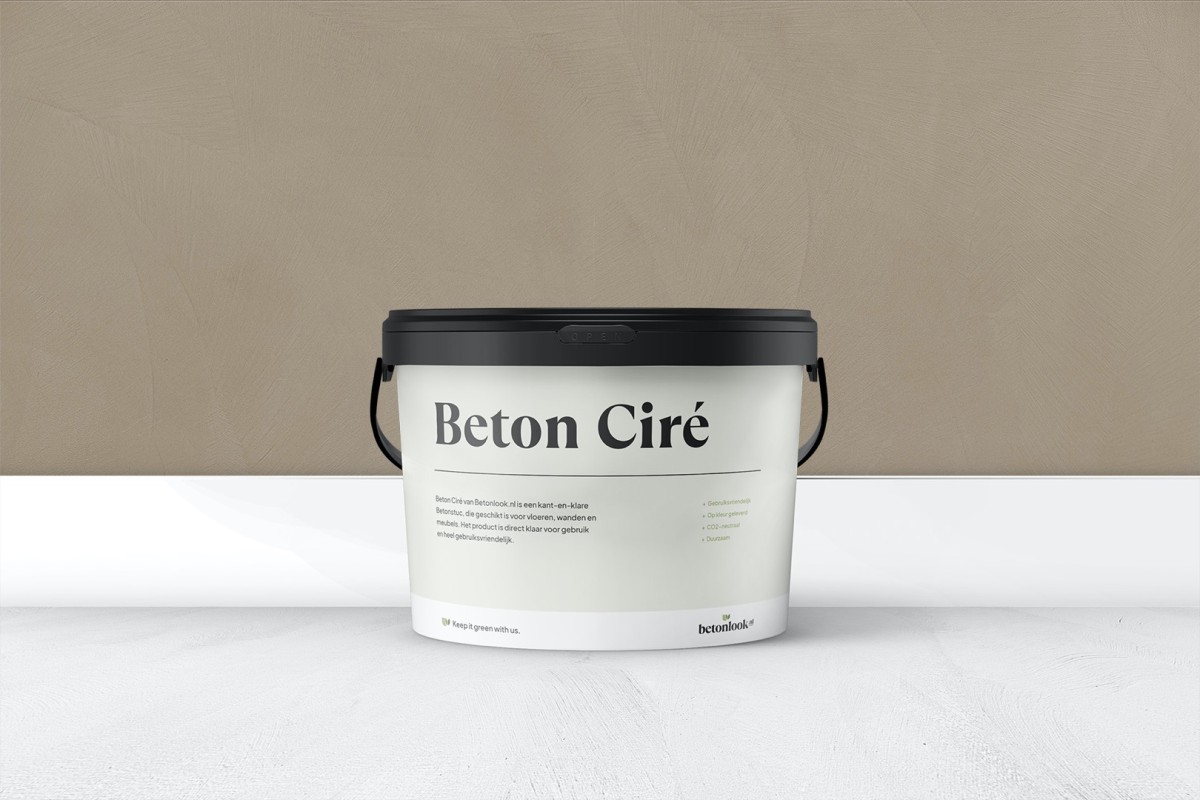 Beton Ciré 24 Zacht Taupe