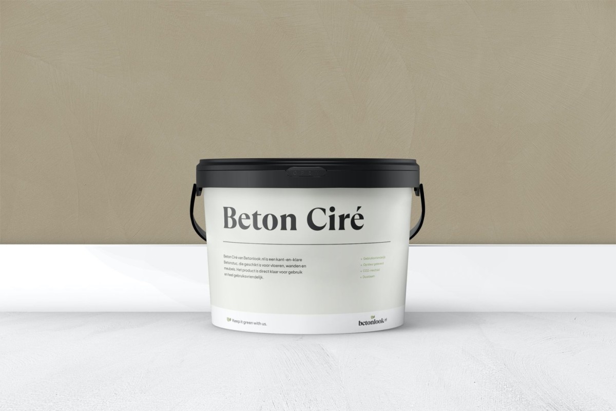 Beton Ciré 28 Kiezelbeige