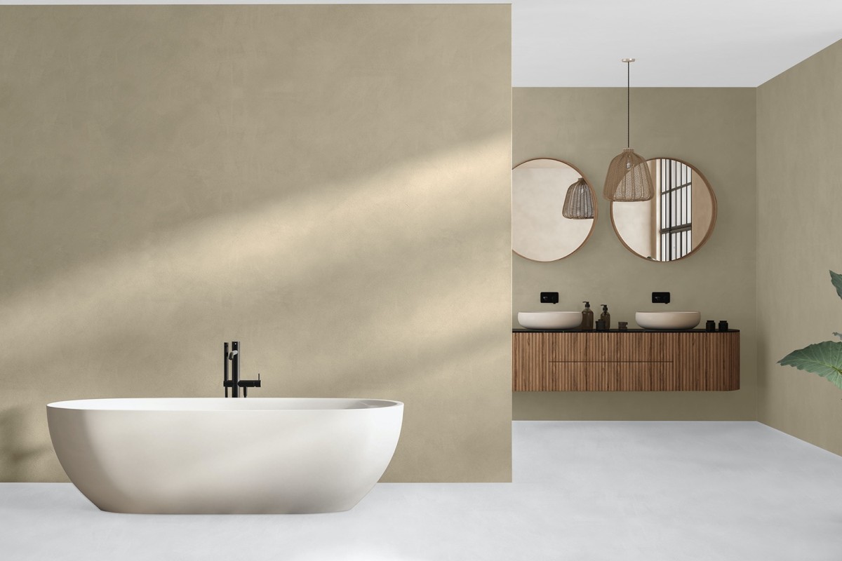 Beton Ciré 28 Kiezelbeige