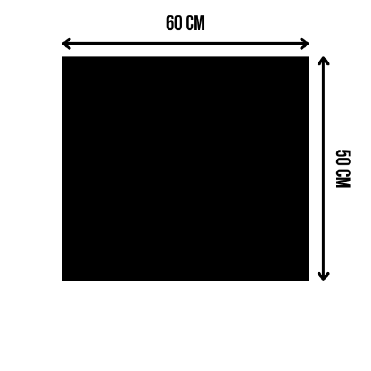 Magnetisch krijtbordsticker vierkant