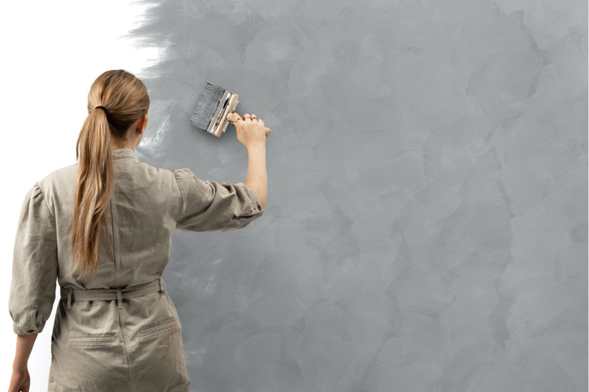 Betonlook verf BLV 132 Lampe