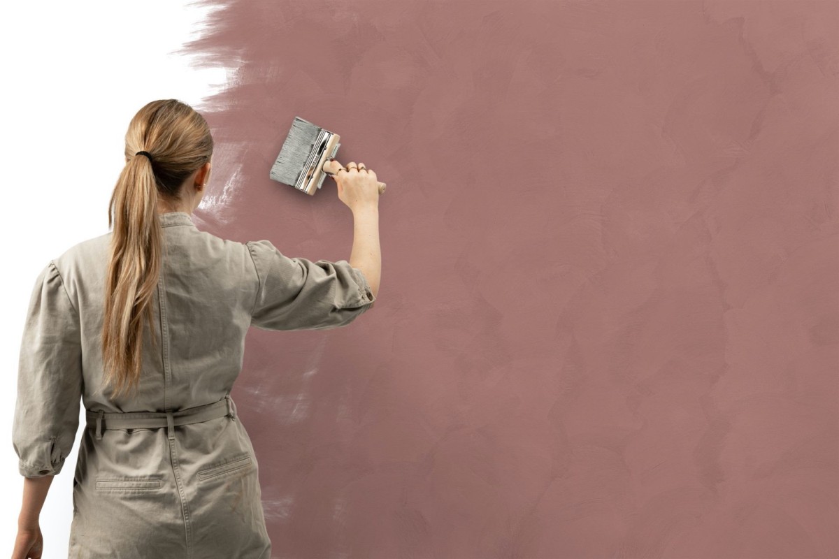 Betonlook verf BLV 300 Prune