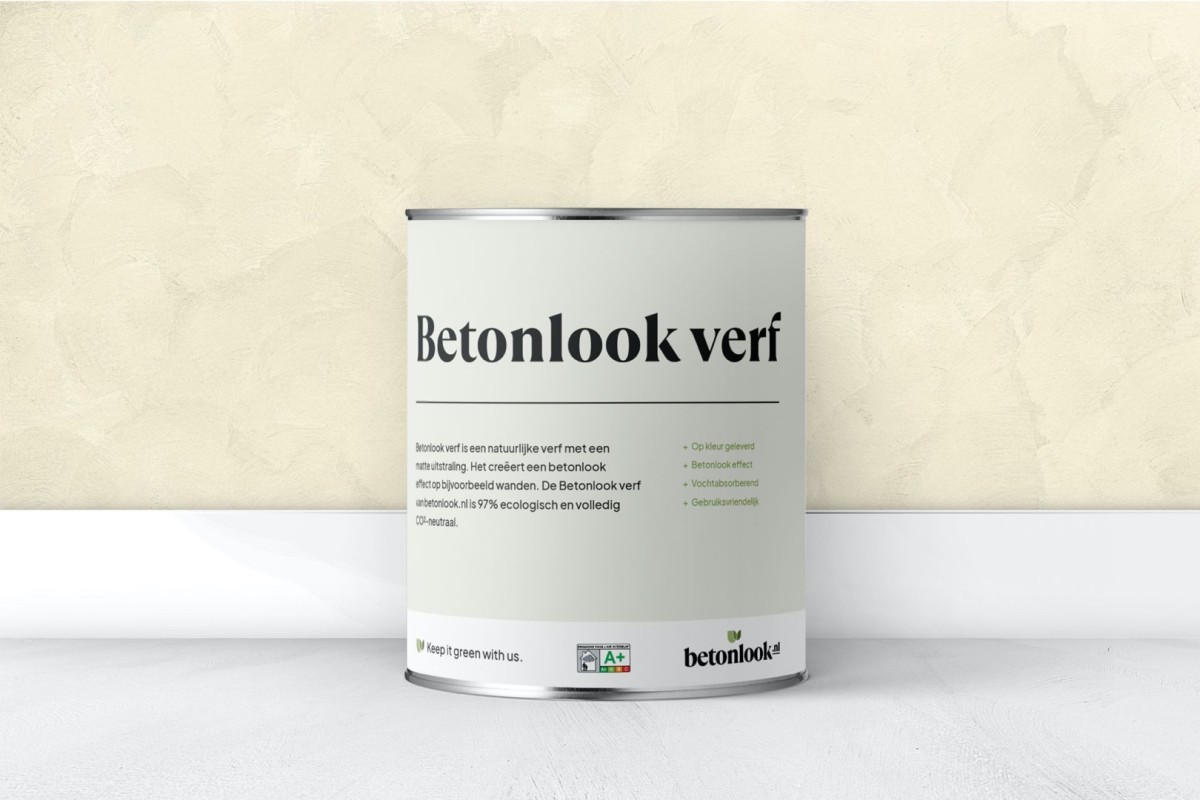 Betonlook verf BLV 500 Cake