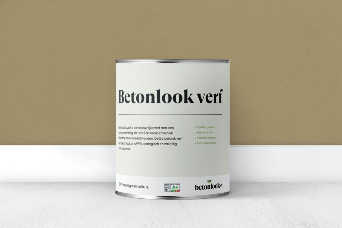Betonlook verf BLV 636 Beurre